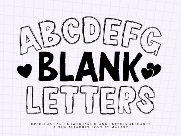Blank Letters: A Playful Display Font for Editorial Charm