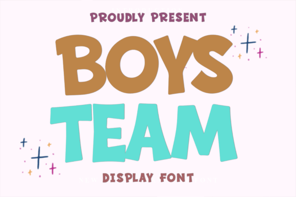 Boys Team: A Festive Display Font That Lifts Your Brand