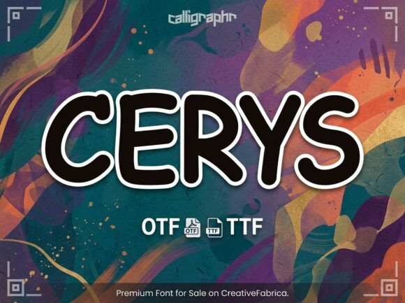 Cerys: A Friendly Display Font for Editorial Design