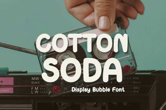 Cotton Soda: A Playful Display Font for Editorial Warmth
