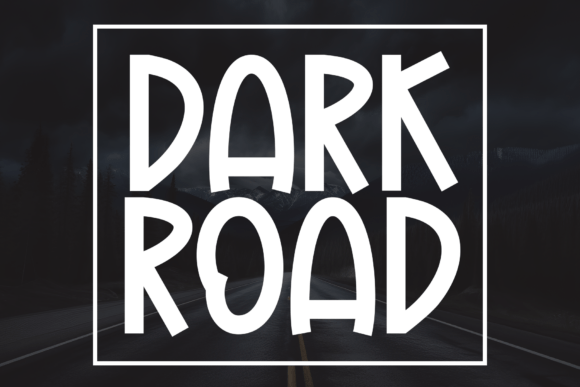 Dark Road: A Handwritten Display Font with Quiet Confidence
