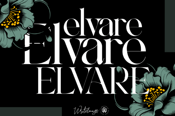 Elvare: A Luxury Serif Font for Editorial Elegance