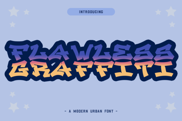Flawless Graffiti: A Display Font That Commands Attention