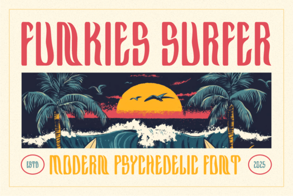 Funkies Surfer: A Display Font That Lands With Groove
