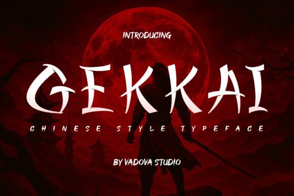Gekkai: A Bold Chinese-Style Display Font for Impactful Web Design