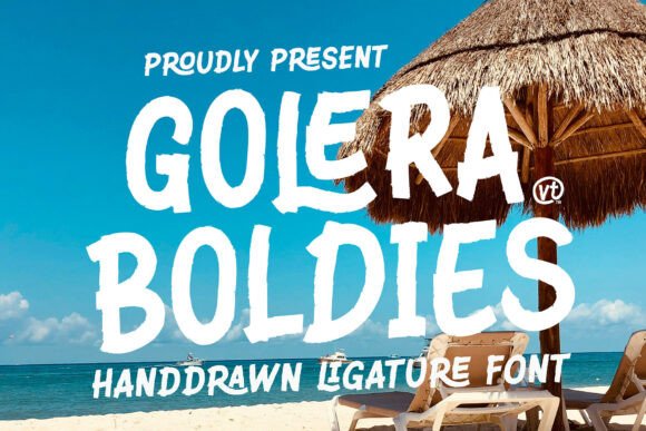 Golera Boldies: A Hand-Drawn Display Font with Quiet Confidence