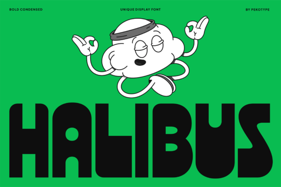 Halibus: A Friendly Display Font for Editorial Design