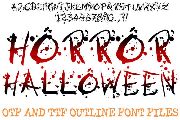 Horror Halloween Font: A Display Typeface for Spooky-Season Campaigns