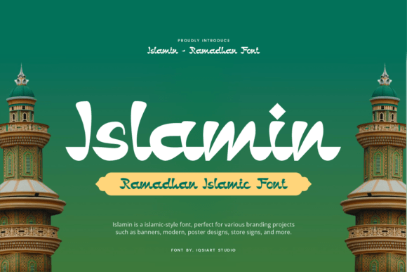 Islamin: A Display Font That Elevates Islamic-Inspired Branding