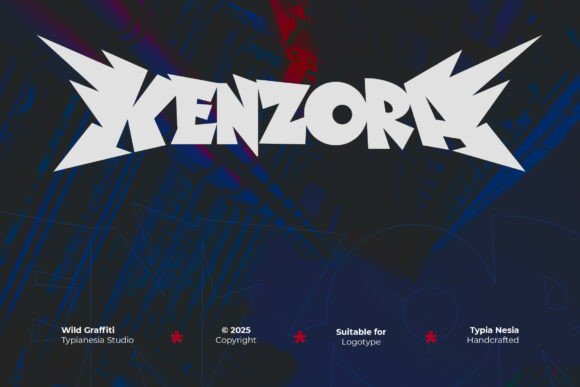 Kenzora: A Wild Bold Graffiti Font for Heroic Headlines