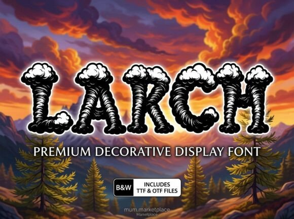 Larch: A Bold Display Typeface for Memorable Branding