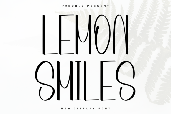 Lemon Smiles: A Handwritten Display Font That Feels Like Joy in Ink