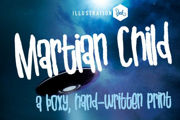 Martian Child: A Display Typeface for Editorial Playfulness