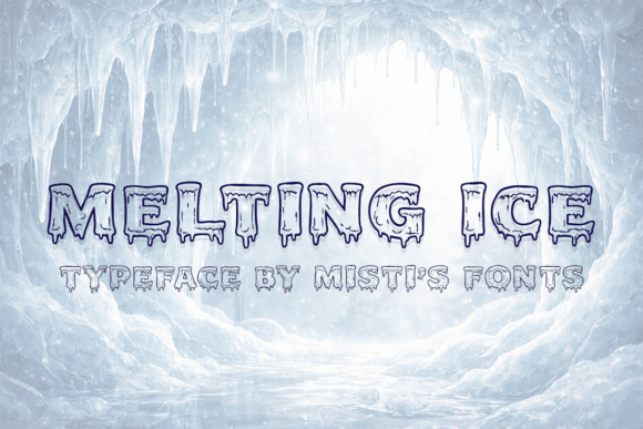 Melting Ice: A Winter-Inspired Display Typeface for Digital Branding