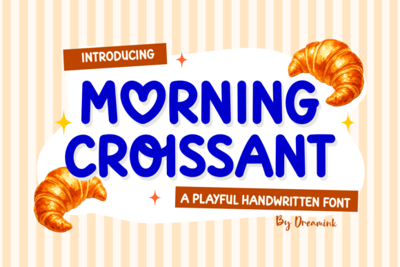 Morning Croissant: A Warm, Playful Display Font for Digital Brands