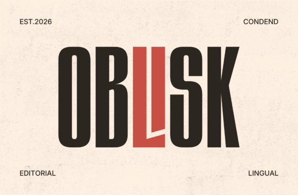 Oblisk: A Bold Display Font That Elevates Your Brand