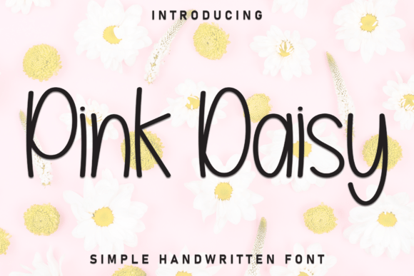 Pink Daisy: A Whimsical Display Font for Warm, Human Branding