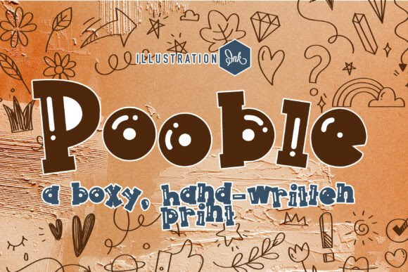 Pooble: A Display Typeface That Makes Your Headlines Pop