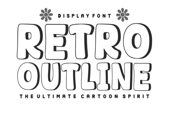 Retro Outline: A Hand-Drawn Display Font That Actually Works