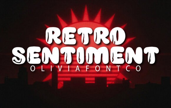 Retro Sentiment: A Bold Display Font for Handmade Brands