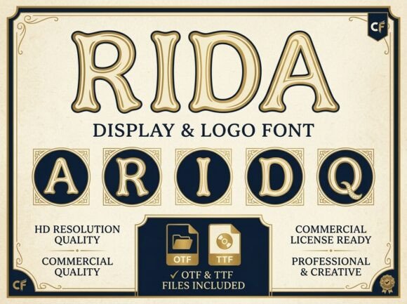 Rida: A Display Font That Commands Attention—Thoughtfully