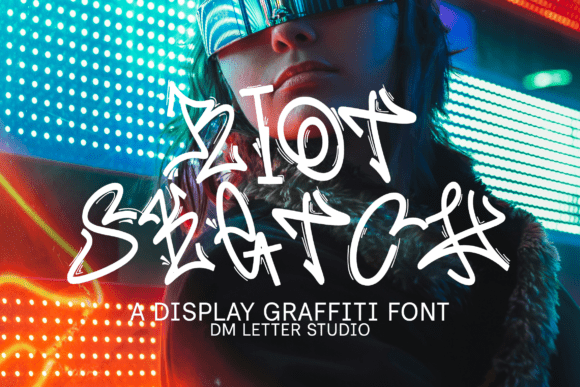 Riot Sketch: A Bold Display Font for Scroll-Stopping Campaigns
