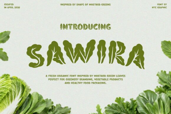 Sawira: An Organic Display Font for Editorial Design