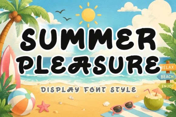 Summer Pleasure: A Display Font That Builds Brand Trust