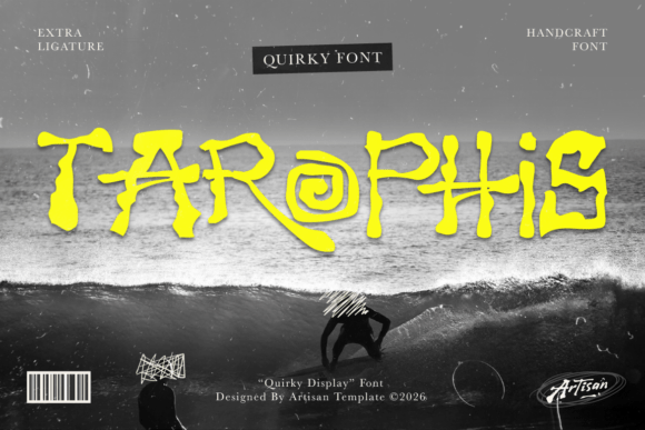 Tarophis: A Bold Display Font That Gives Small Brands Street-Smart Polish