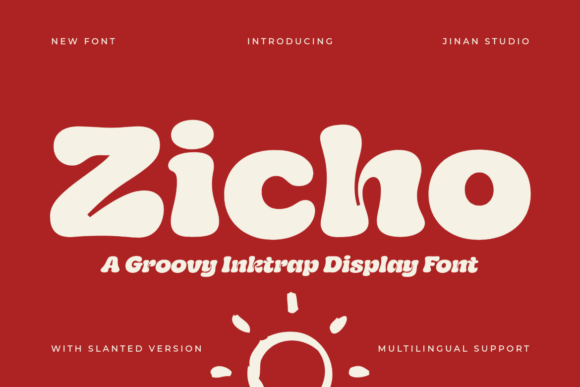Zicho: A Retro-Inspired Display Font for Editorial Impact